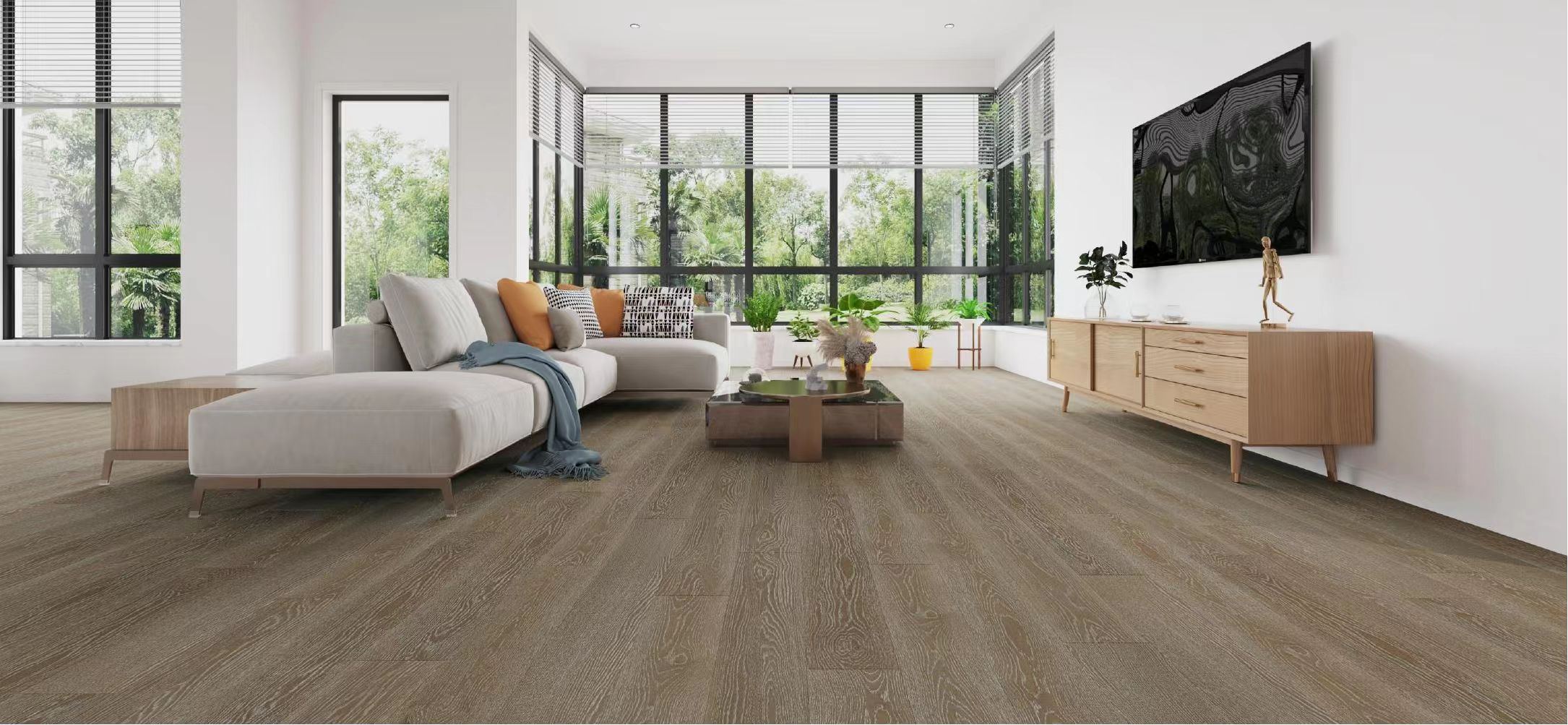 Wood Veneered SPC Floor