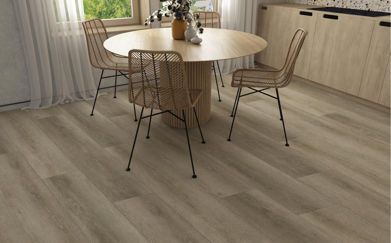 E60-4# / EIR Wood Series / SPC Flooring