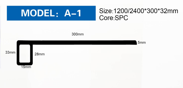 ST-A-1 # / Πέλμα σκάλας / Πυρήνας SPC / Εξάρτημα