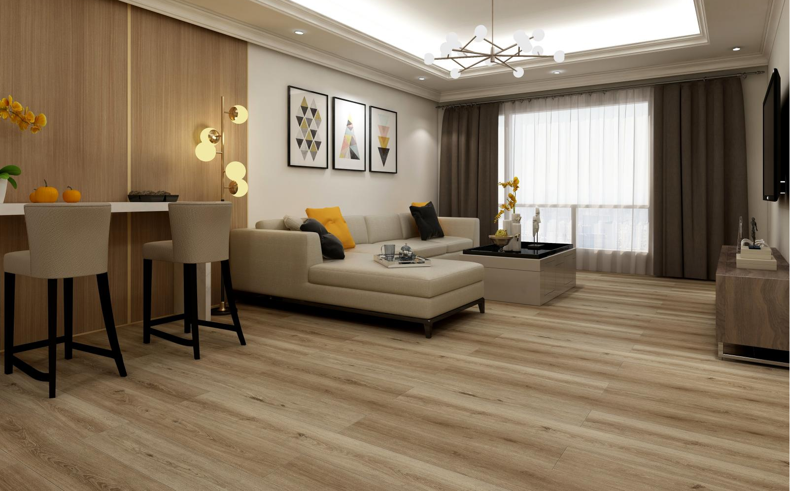 E41-6# / EIR Wood Series / SPC Flooring